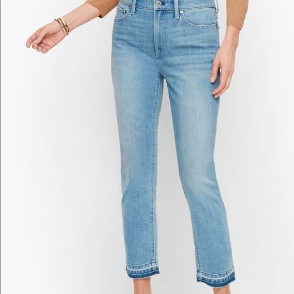 Talbots Denim - Talbots Flawless Straight Crop Jeans size 10